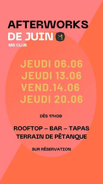 Afterwork Jeudi sur Marseille rooftop pétanque apéro